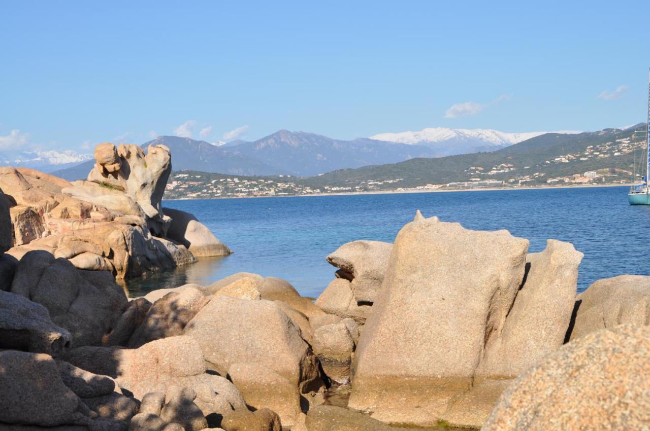 Appartement T2 Porticcio Vue Sur Mer Exteriör bild